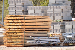 durso warehouse outside lumber storage section